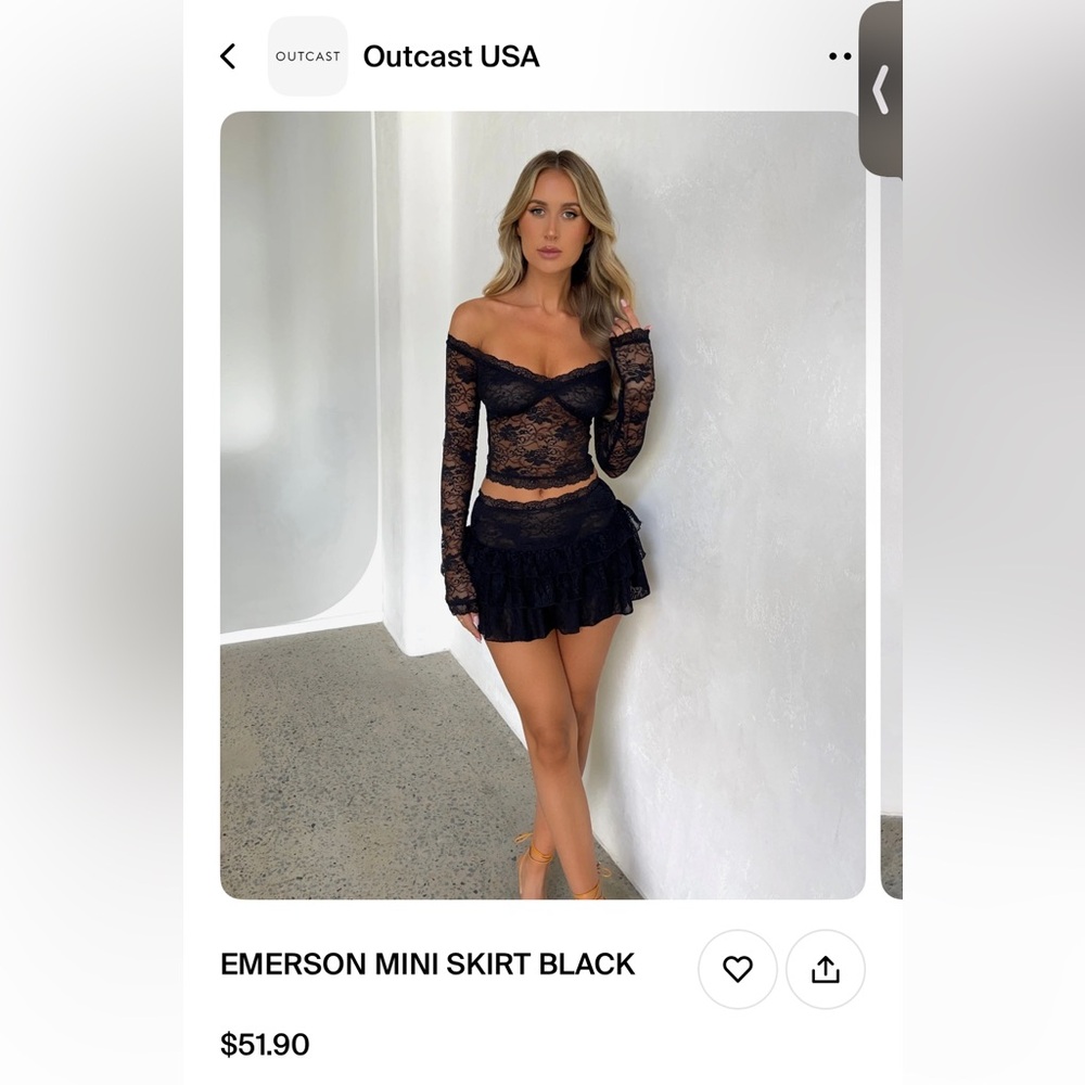 Lace 2 piece set